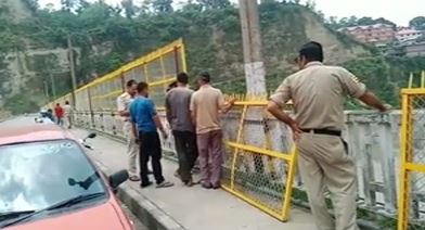 old person jumped into beas river