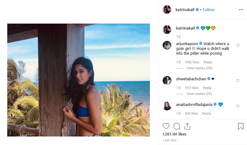 Arjun comment on katrina picture