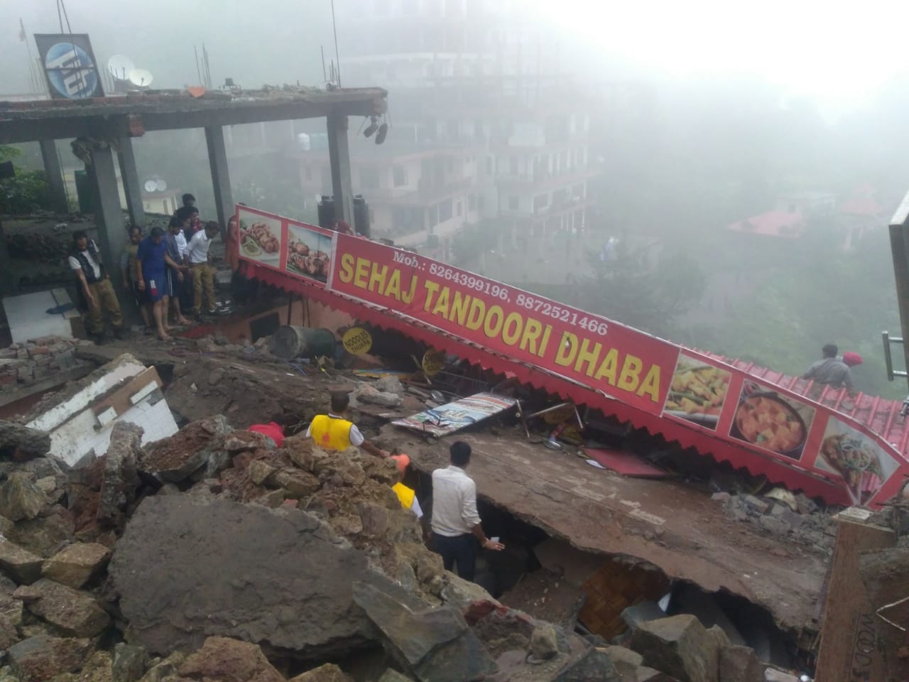 Multi-storey building collapses