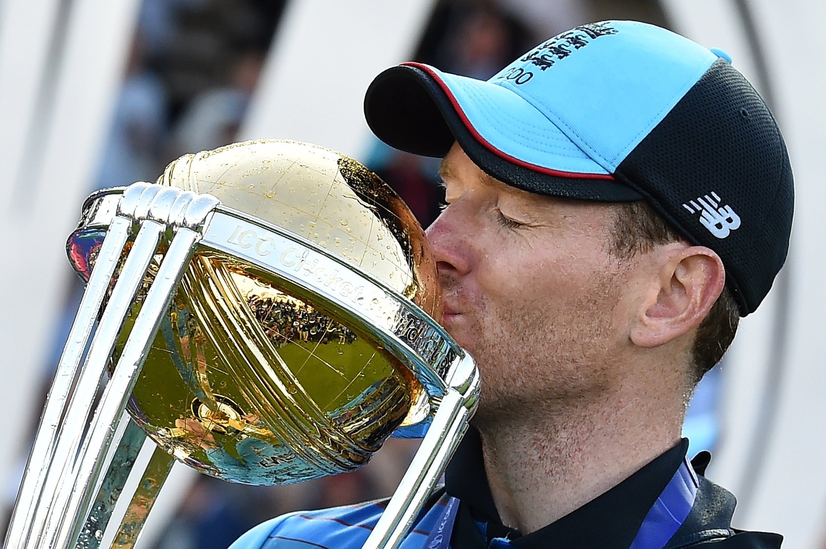 captain morgan with world cup trophy