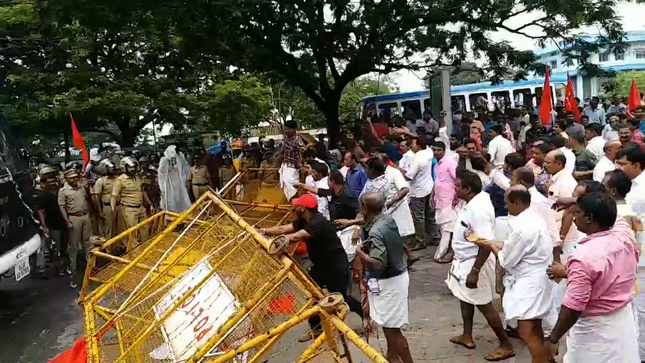 സിപിഐ  മാർച്ച്  കൊച്ചി  ഞാറയ്ക്കൽ  ഐജി  cpi-march-ig-office-conflict