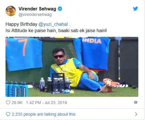 happy Birthday Yuzvendra Chahal