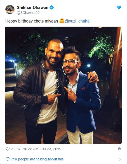 happy Birthday Yuzvendra Chahal