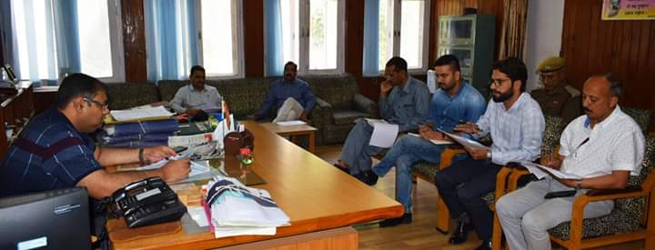 District level review meeting of national ambulance service