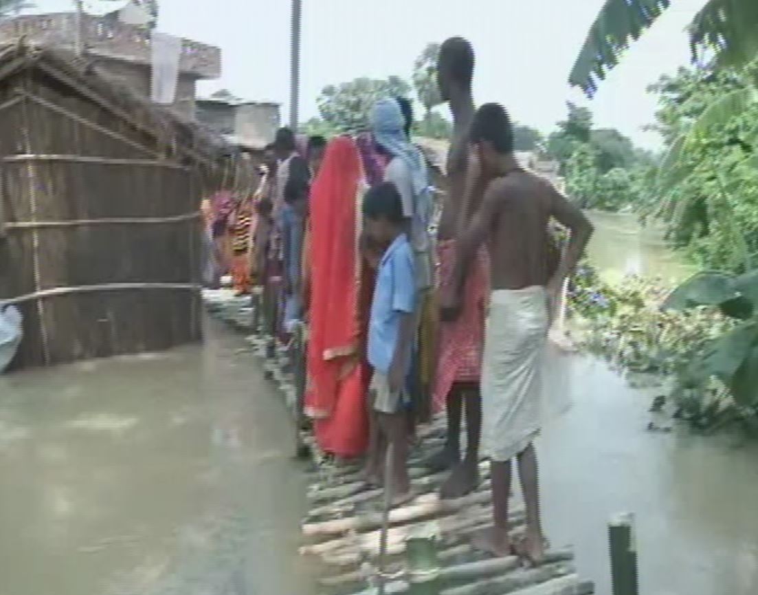 Flood in many villages of Darbhanga