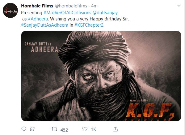 hombale films tweet