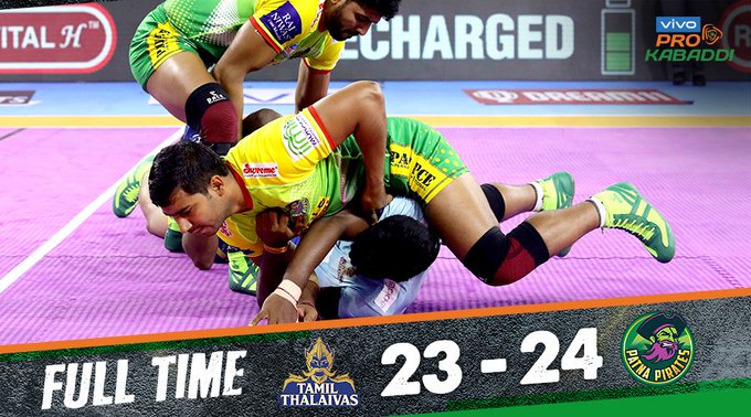 Patna Pairates Beat Tamil Thalaivas