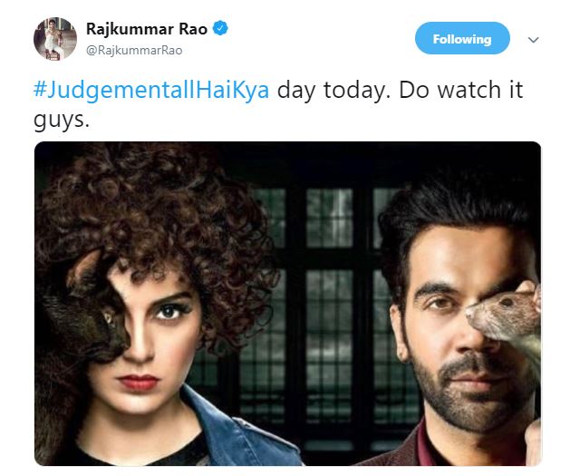 Judgementall Hai Kya poster