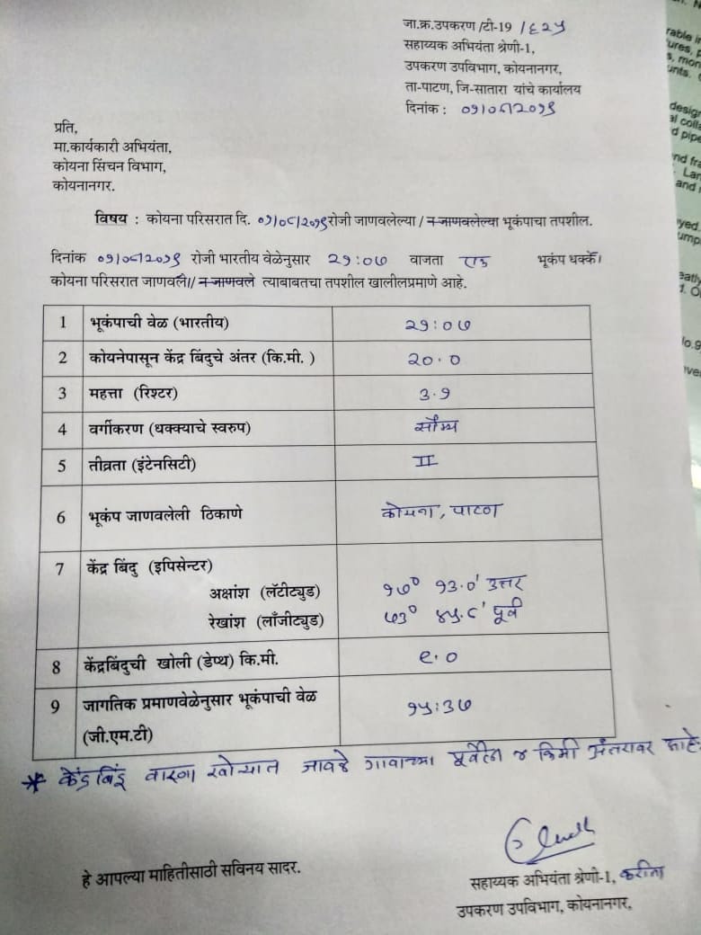 Earthquake Details