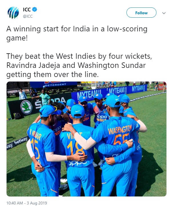 WI vs IND