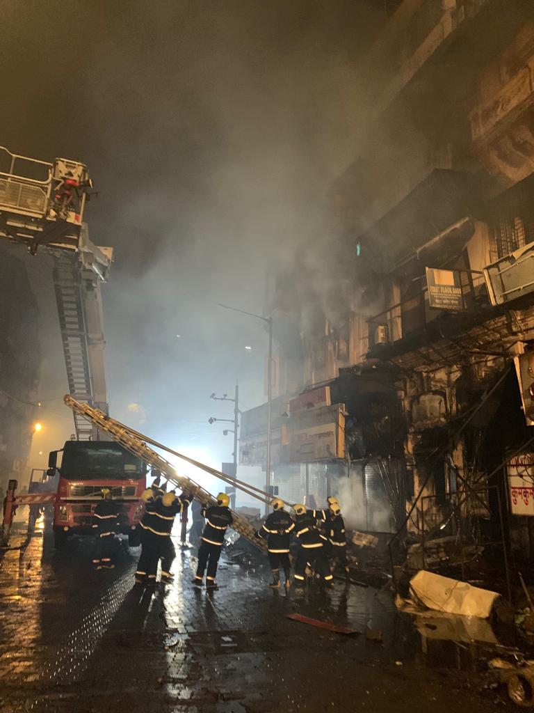 Maha: Cylinder explodes at Navrang building, firefighting ops underway