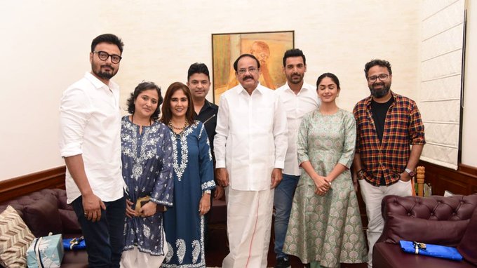 batla house team with Venkaiah Naidu