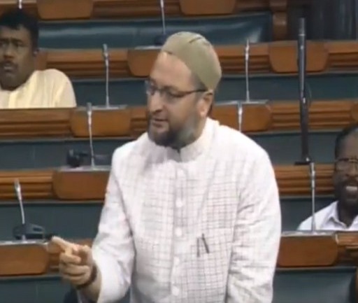 Asaduddin Owaisi in Lok Sabha