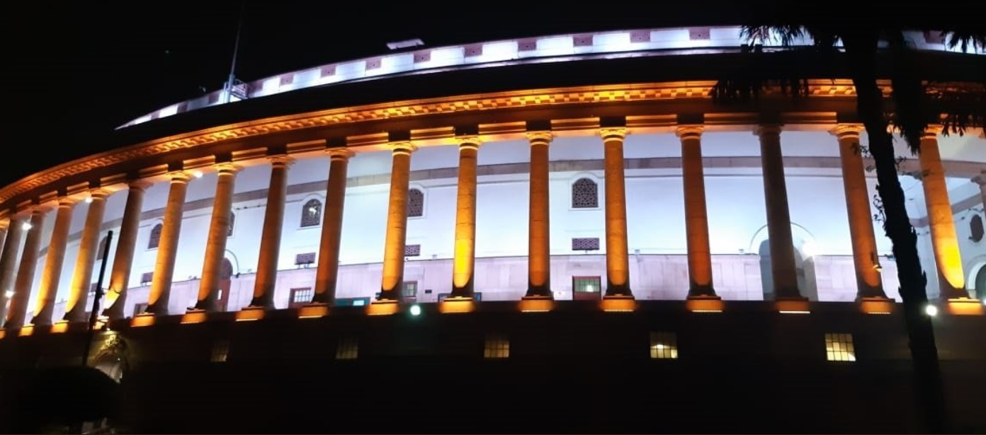 Parliament illuminated