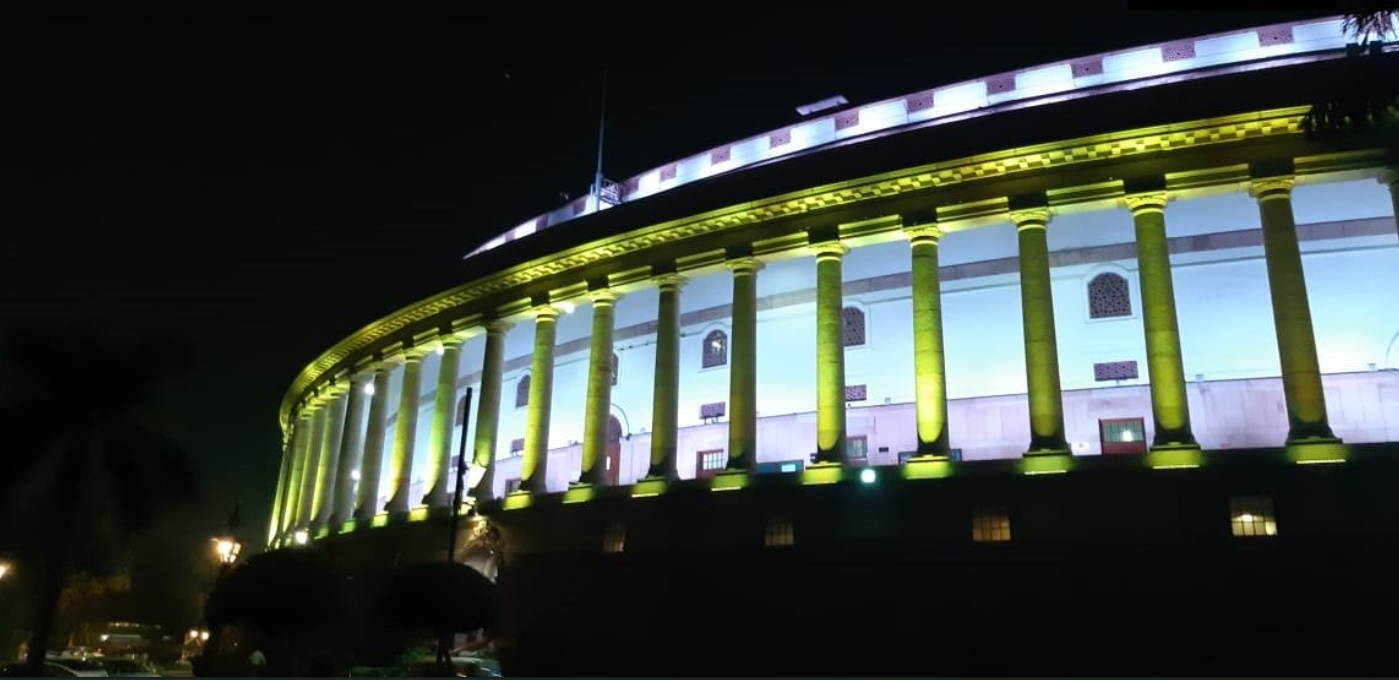 Parliament illuminated