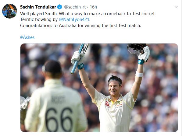 sachin tweet