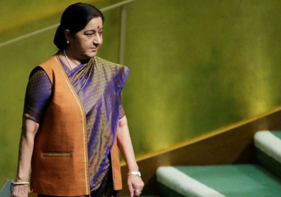 geeta pays tribute to sushma returned from pakistan in 2015 sushma swaraj