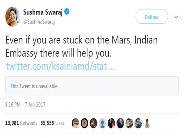 sushma swaraj