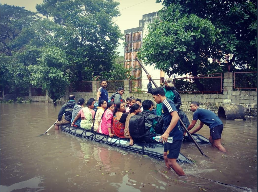 Indian Navy rescue teams evacuated over 750 people in Uttara Kannada district