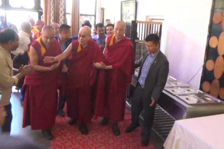 Dalai Lama reached Mandi