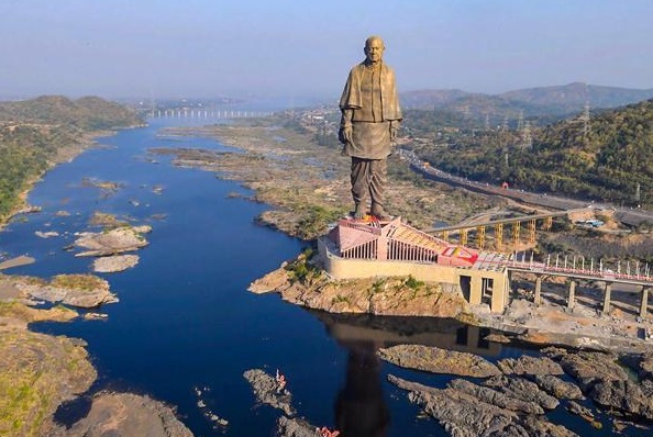 સ્ટેચ્યુ ઓફ યુનિટીએ ડેમની સુંદરતા વધારી