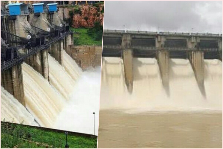 water flow down in navilu theerta