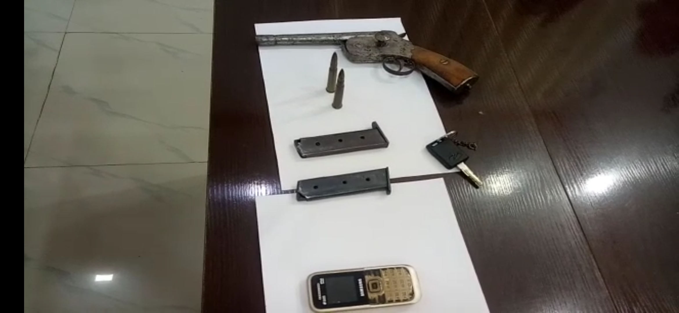 illegal weapon  recovered