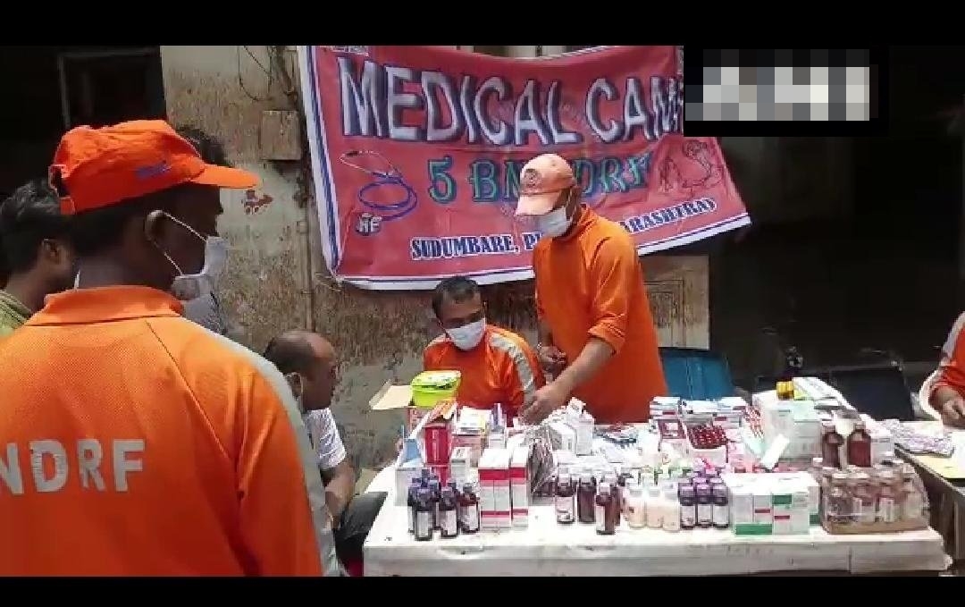 NDRF establishes medical camp in Sangli