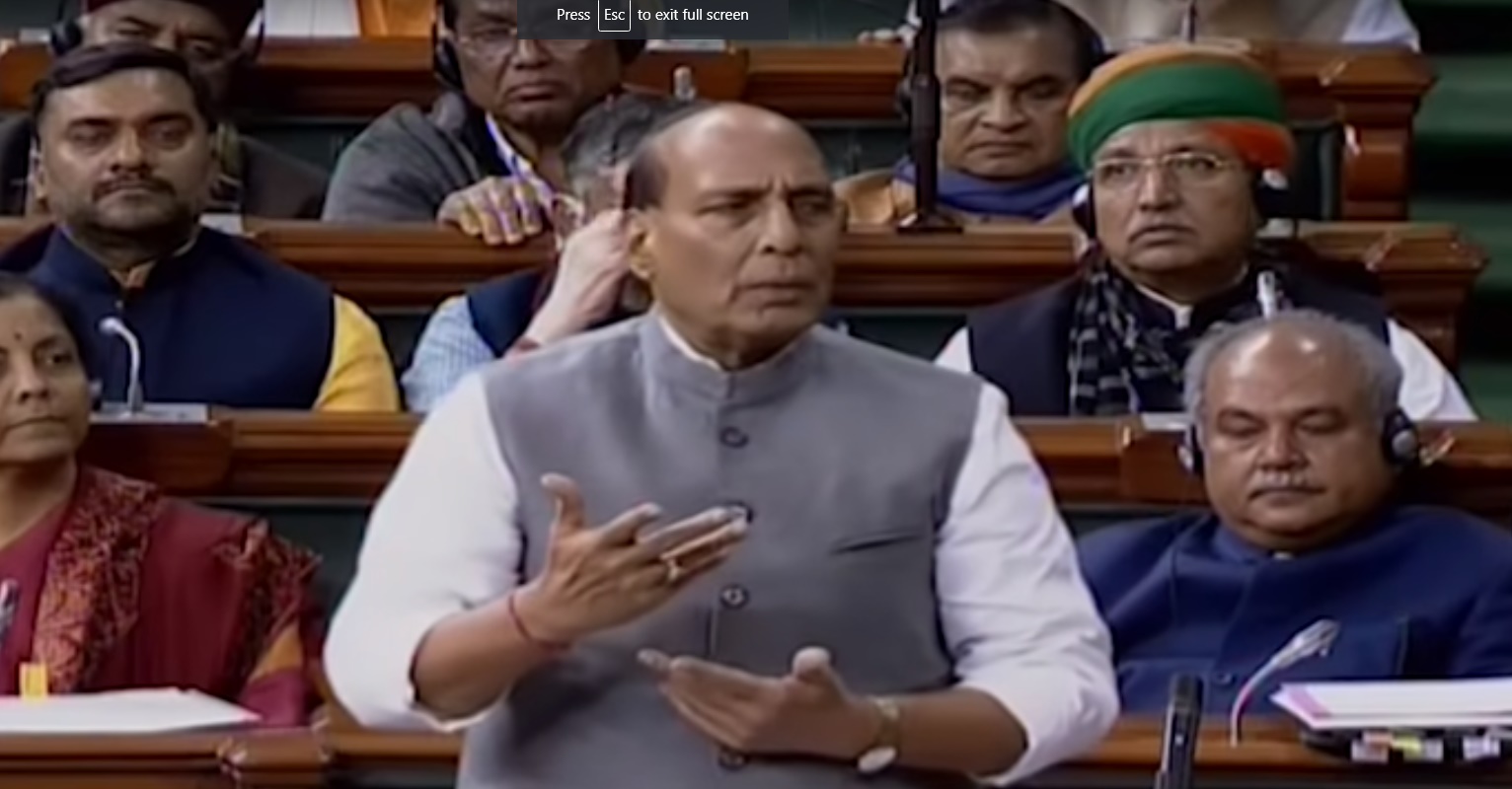 Former Home Minister Rajnath Singh introducing the Citizenship (Amendment) Bill, 2019 in Lok Sabha