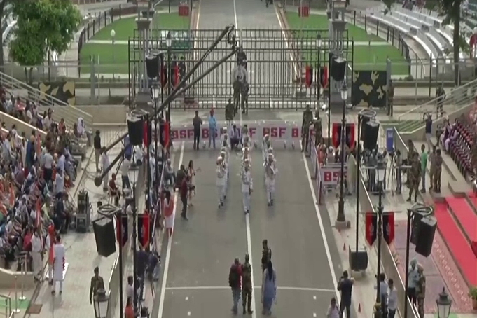 Independence Day: Beating Retreat Ceremony at Wagah Border