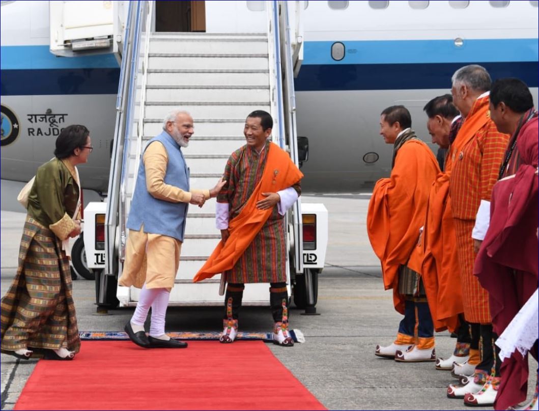 pm modi in bhutan etv bharat