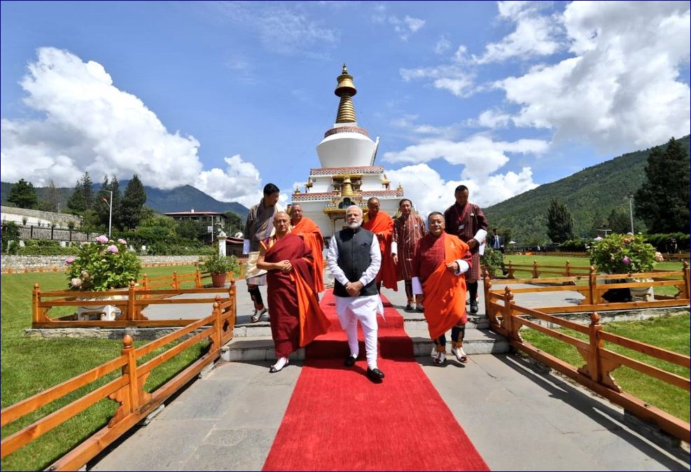 PM modi in bhutan etv bharat.