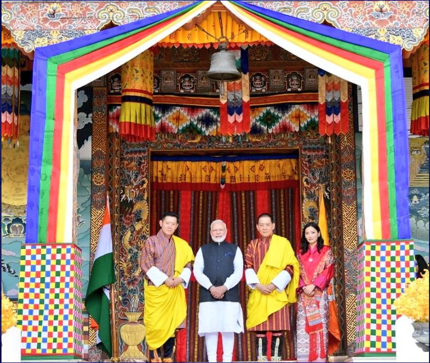 PM modi in bhutan etv bharat.