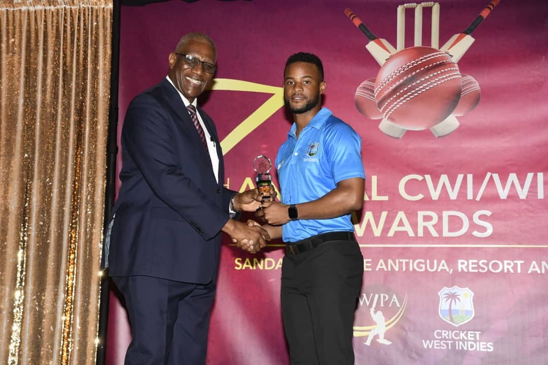 Jason Holder, wins, CWI, Test Player, award