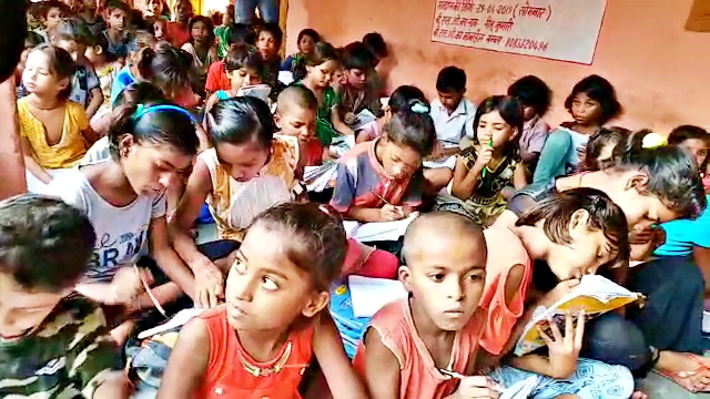 Team of youth giving free education to children in Begusara