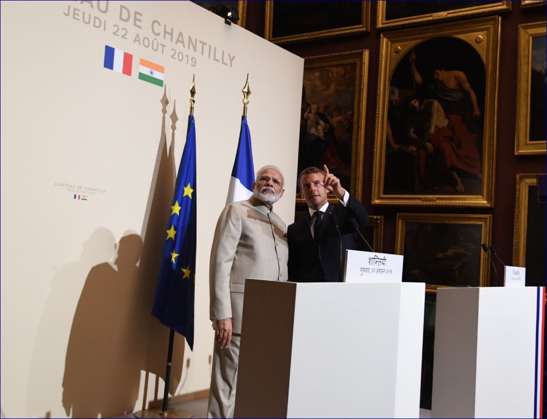 PM modi macron etv bharat