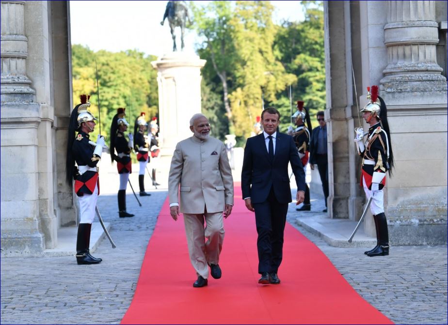 PM modi macron etv bharat