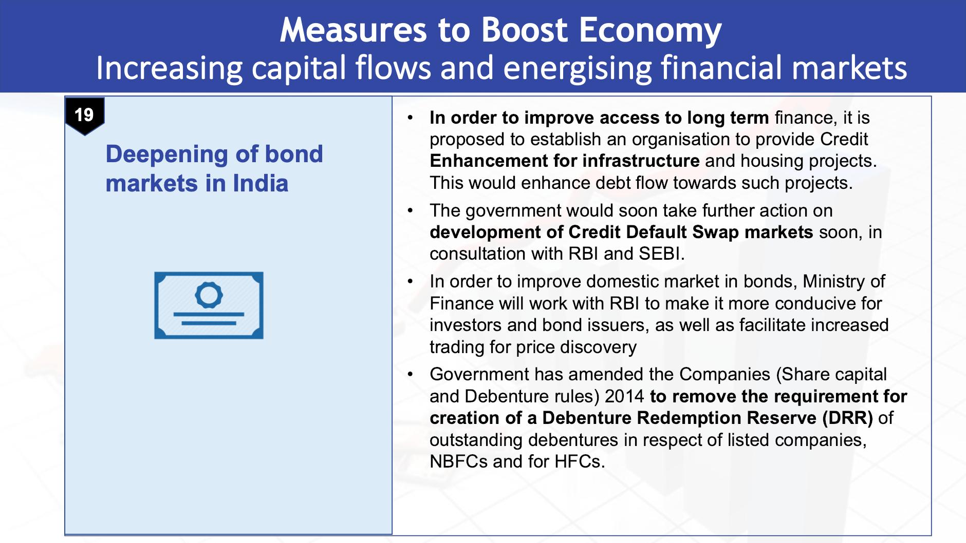 Increasing capital flow