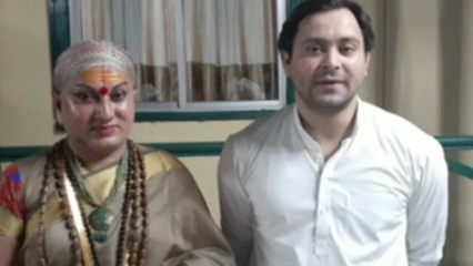 tejashwi yadav with himangi sakhi