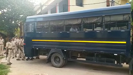 Prisoner vehicle arrived from Patna Beur jail