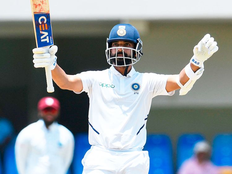 india's test vice captain get emotional when he made century in antigua