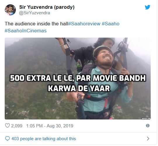 saaho meme