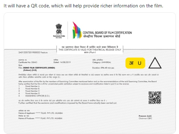 Javadekar unveils new logo, certificate design of CBFC