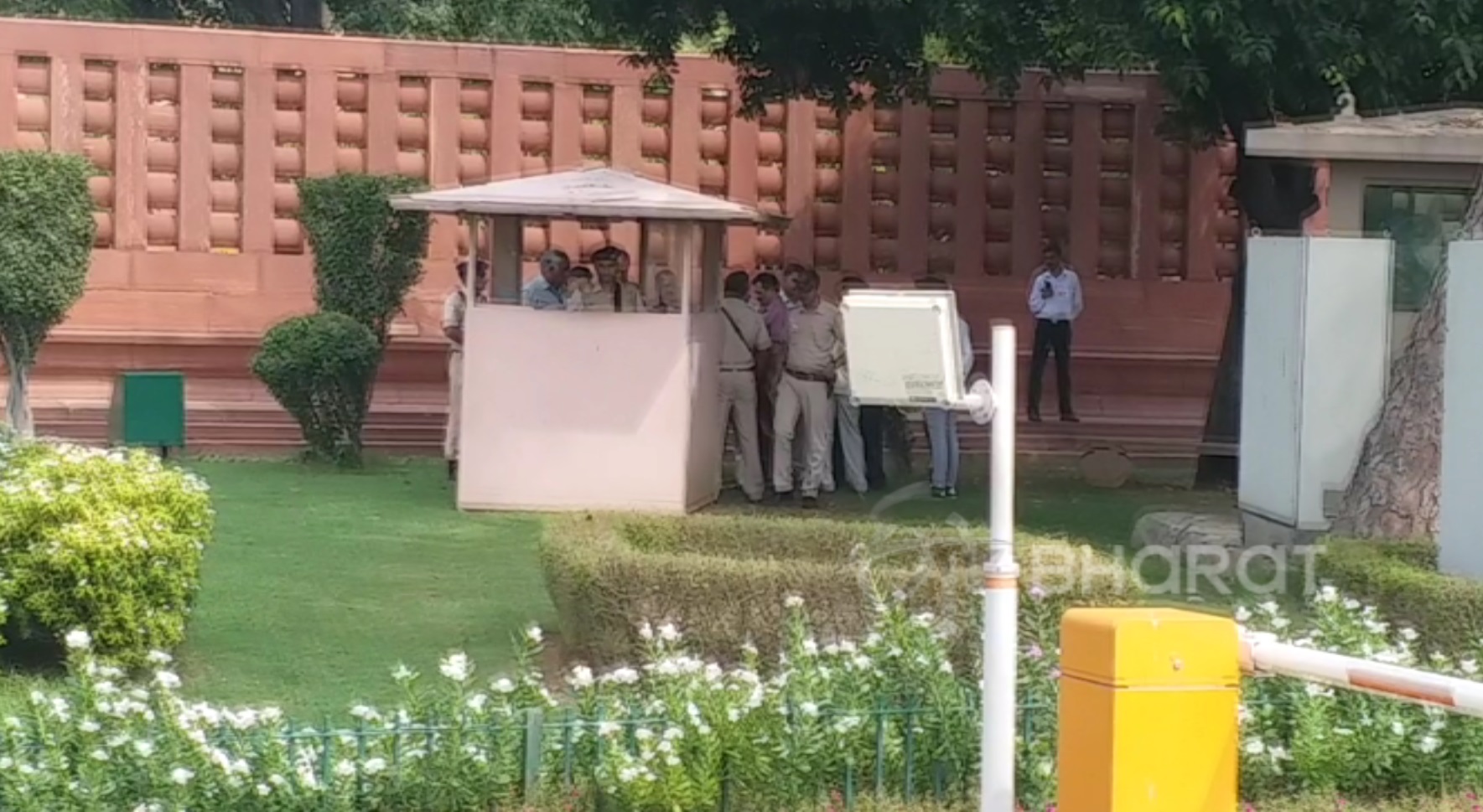 person has been detained while he was trying to enter the Parliament allegedly