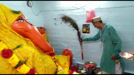 celebration of ganesh chaturthi in mandi