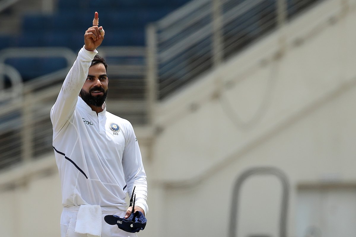 India win 2nd test against West Indies by 257 runs at Sabina Park, Kingston in Jamaica.