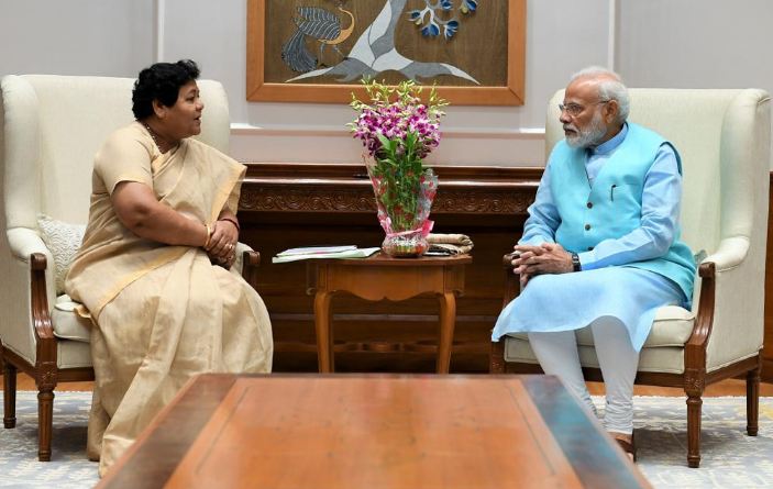 Chhattisgarh Governor Anusuiya Uikey on Monday met Prime Minister Narendra Modi in New Delhi