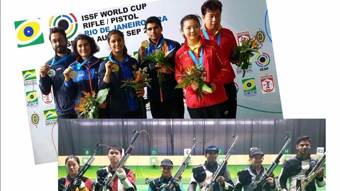 indian shooters in ISSFworld cup