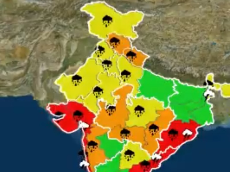 આગામી 5 દિવસમાં ભારે વરસાદની આગાહી