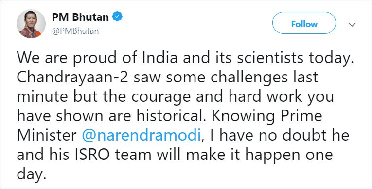 reactions on chandrayaan2 etv bharat